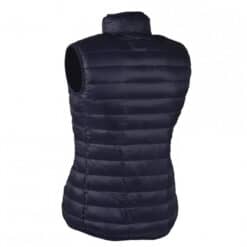 uppvärmd bodywarmer för damer - baksida
