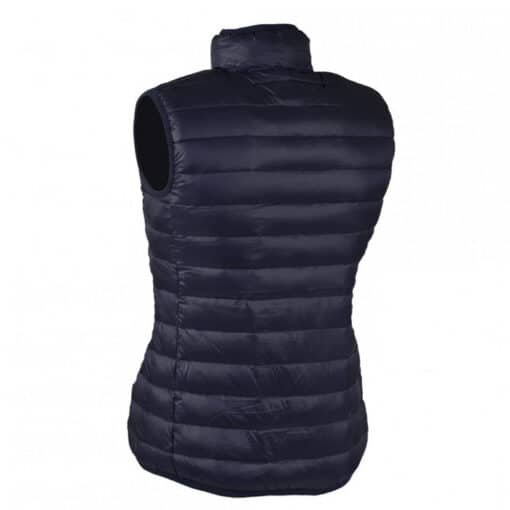 uppvärmd bodywarmer för damer - baksida