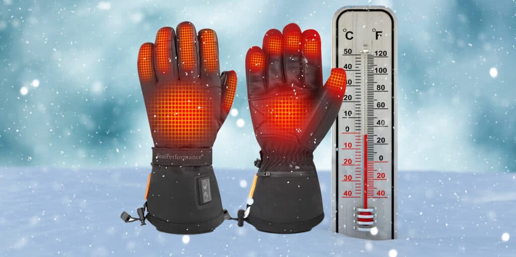 De bästa uppvärmda handskarna förutom en termometer